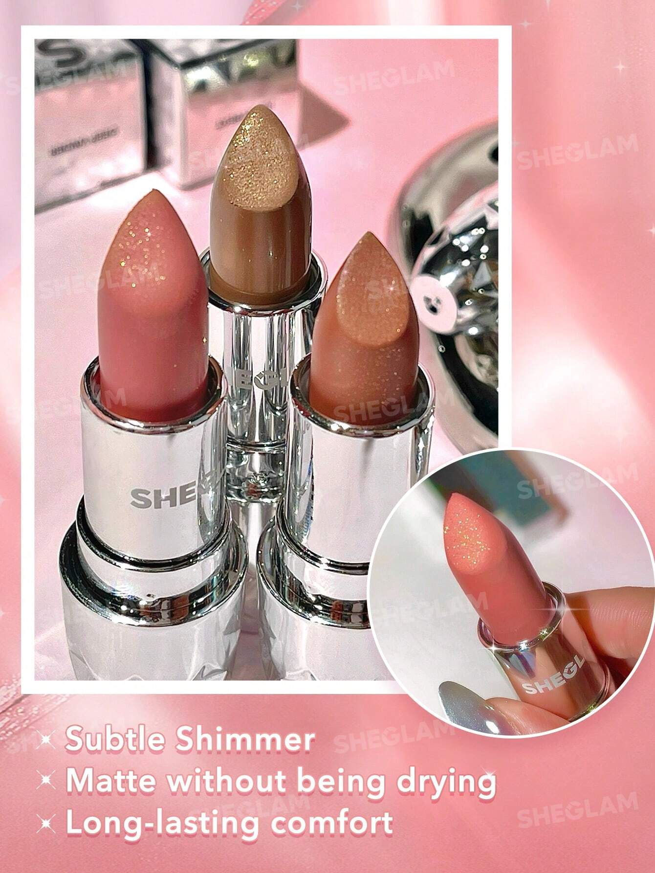 sheglam shimmer lipstick pakistan