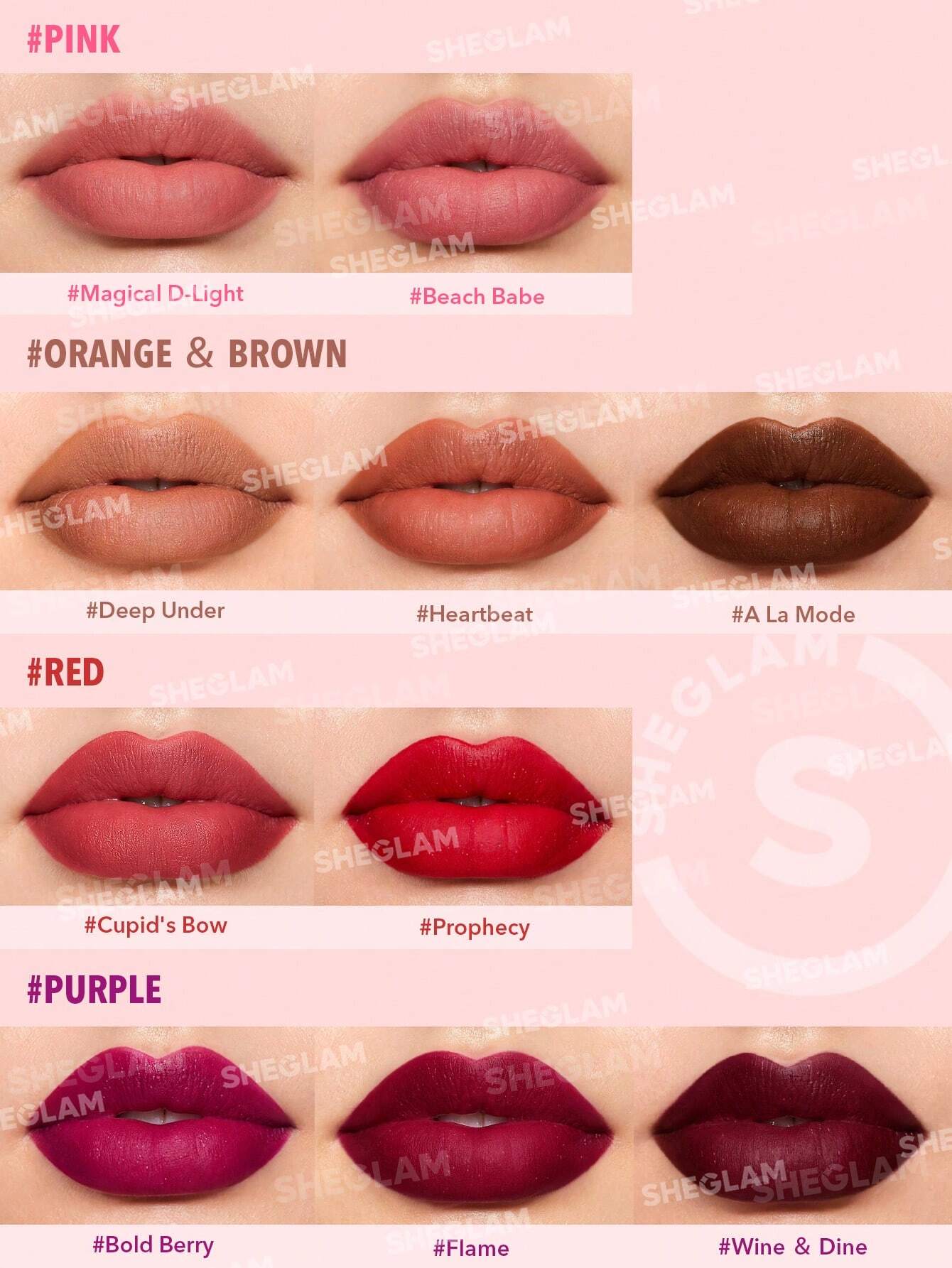 sheglam lipstick pakistan shades