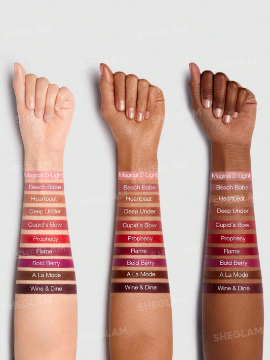 sheglam starlight velvet lipstick shades