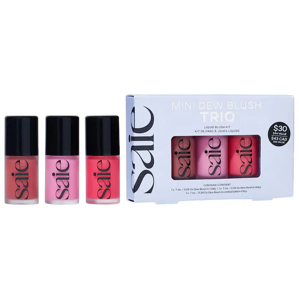 Saie Mini Dew Blush Trio Set