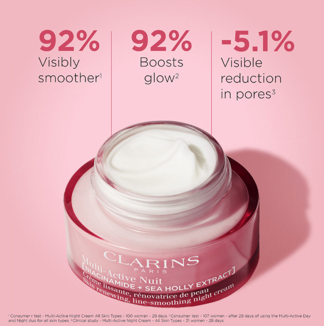 CLARINS - Multi-Active Night Face Cream - All Skin Types