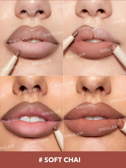 SHEGLAM - Glam 101 Lipstick & Liner Duo