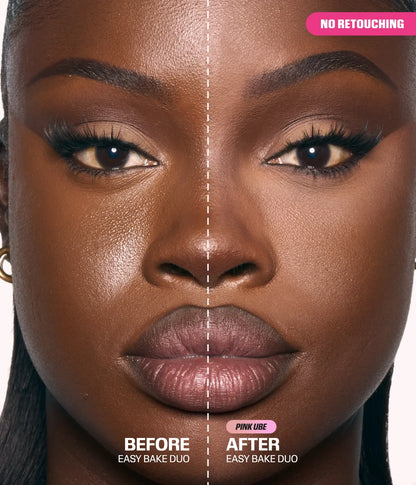 Huda Beauty - Easy Bake Loose Powder Brightening + Correcting Duo