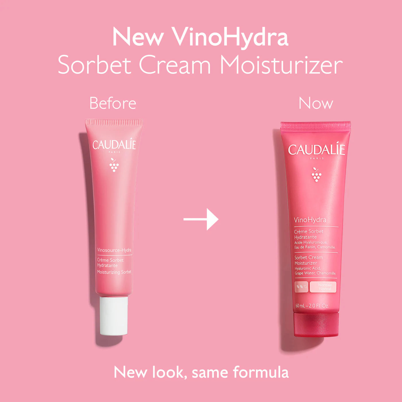 Caudalie  VinoHydra Sorbet Cream Moisturizer with Hyaluronic Acid