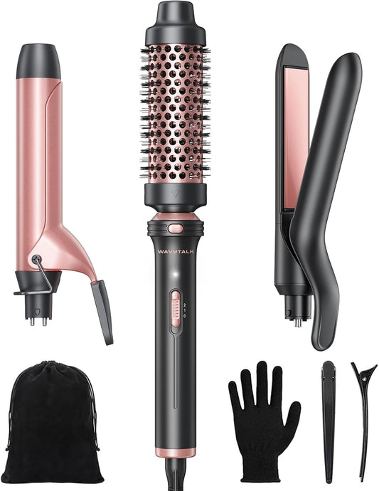 Wavytalk - Multi Curl 3 in 1 Curling Wand Set
