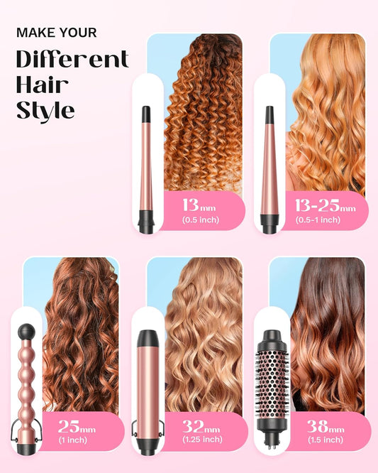 Wavytalk 5 in 1 Curling Iron Set