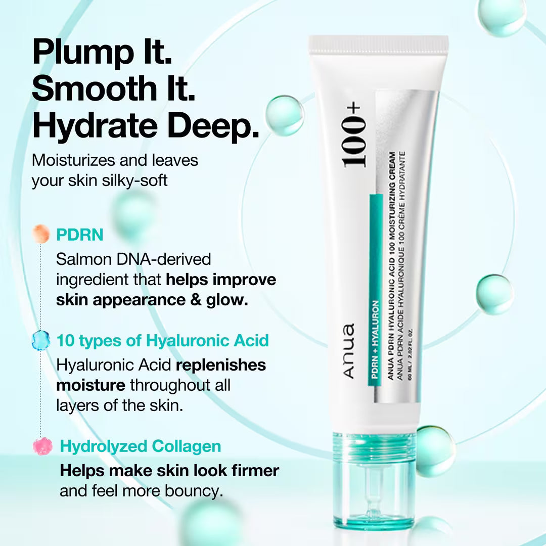 ANUA - PDRN Hyaluronic Acid 100 Moisturizing Cream