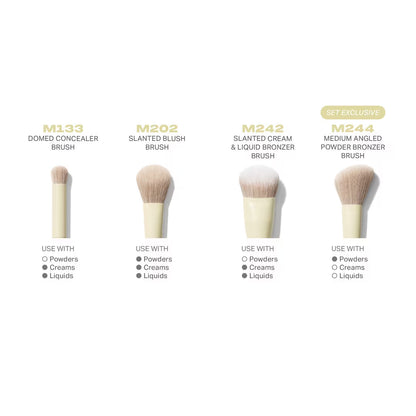 Morphe - Buttery Blends 4-Piece Face Brush Set