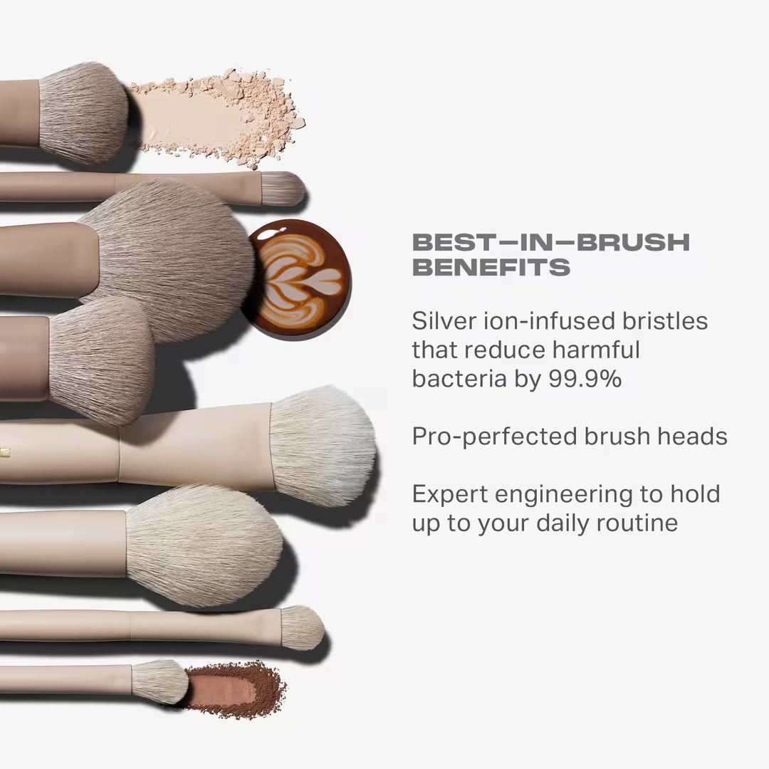 Morphe - Oat Latte 5-Piece Face & Eye Brush Set