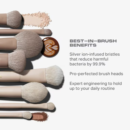 Morphe - Oat Latte 5-Piece Face & Eye Brush Set
