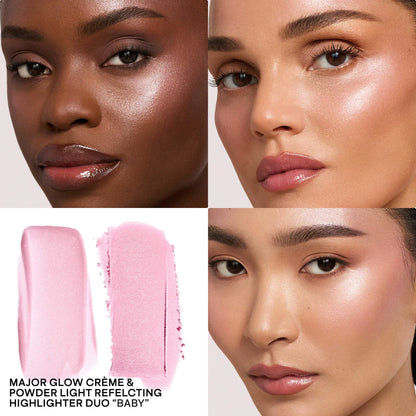 Patrick TA - Major Glow Creme & Powder Light Reflecting Translucent Highlighter Duo