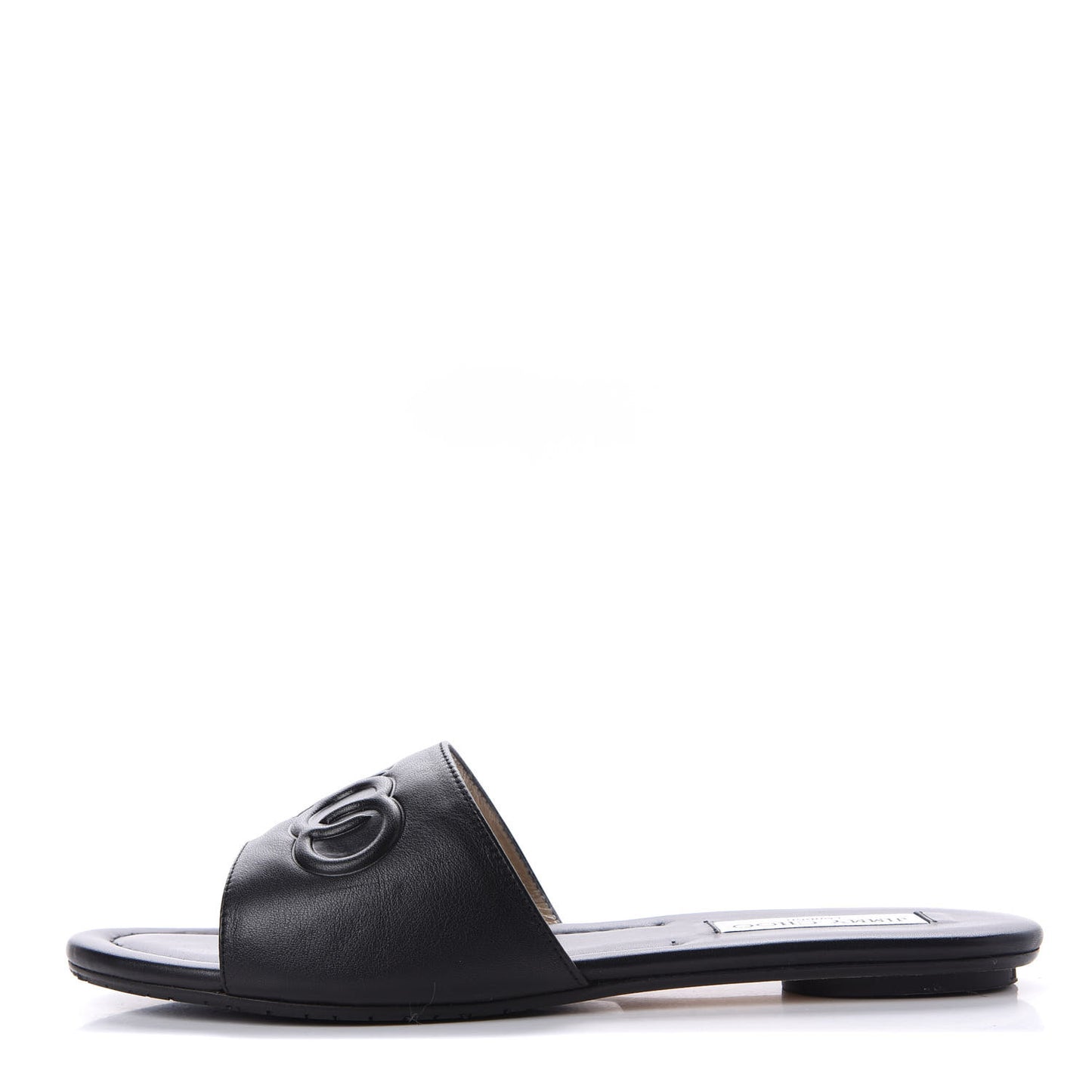 JIMMY CHOO Tiaret  Calfskin Tiaret Flat slides - Black