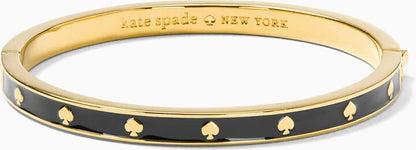 Kate Spade - Spot The Spade Enamel Hinged Bangle -