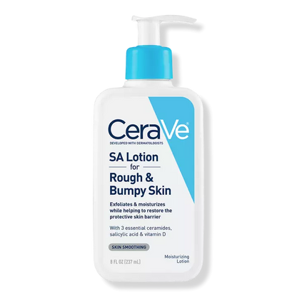 SA lotion for rough and bumpy skin