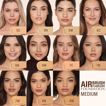 Charlotte Tilbury - Airbrush Flawless Blurring & Matte Full Coverage Foundation ( New look )