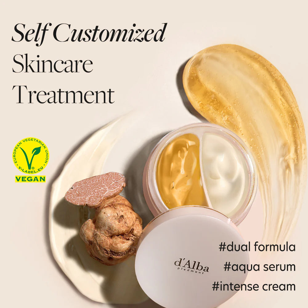 d'alba white truffle double serum & cream ingredients