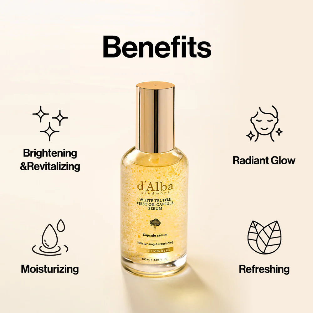 d'Alba White Truffle Serum benefits