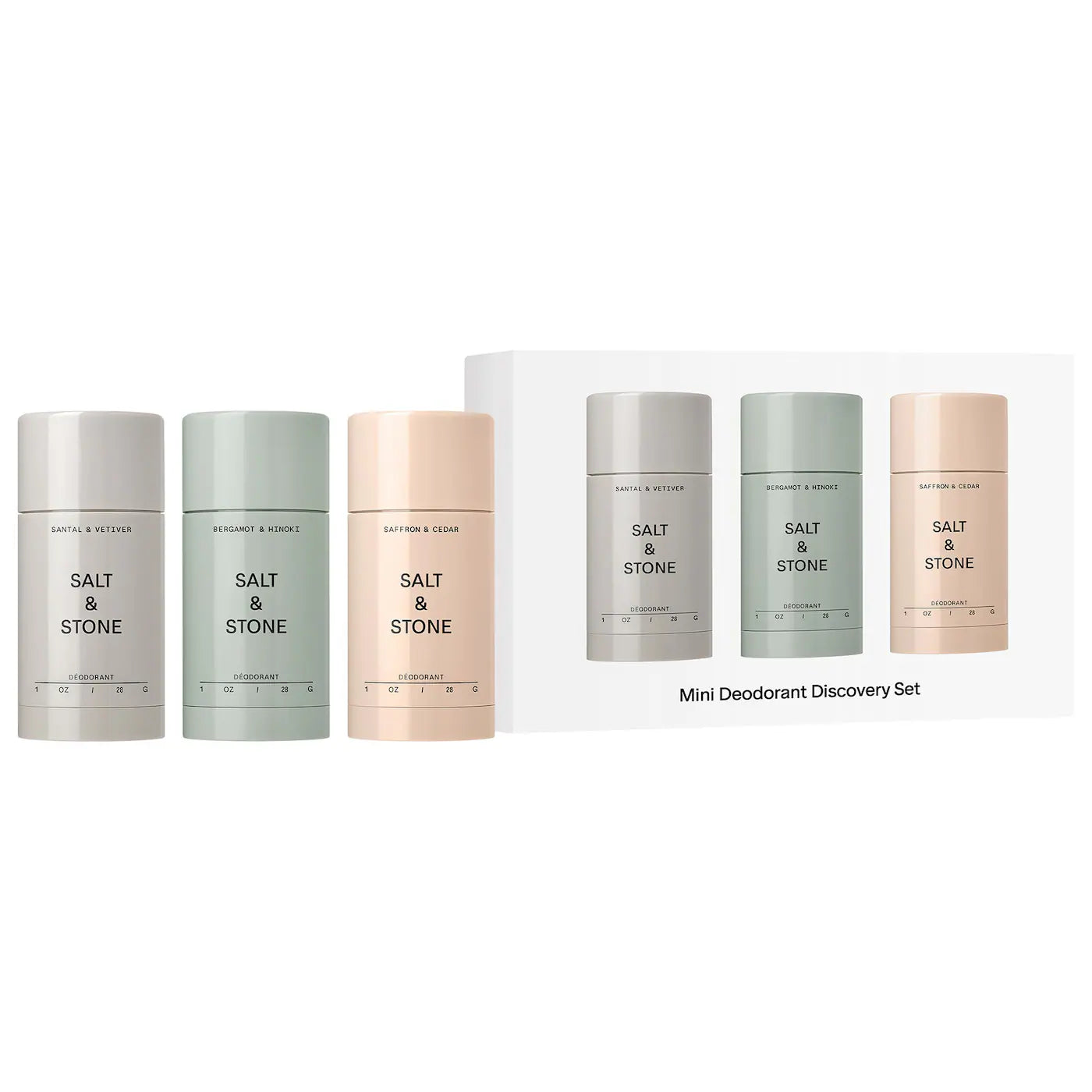 Salt & Stone  - Mini Deodorant Discovery Gift Set