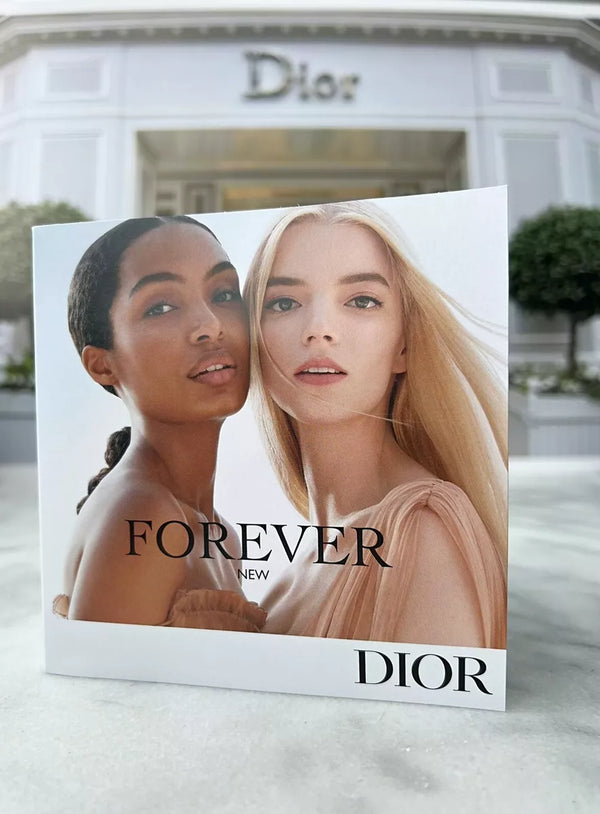 Dior Forever Skin Hydrating Glow Foundation Sample Card 8 Shades 1 Primer