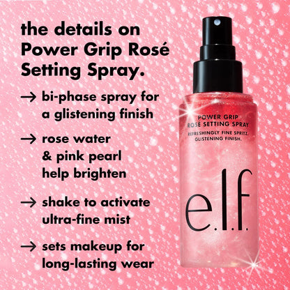 elf - Power Grip Rose Setting Spray