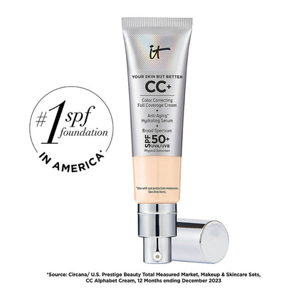 IT Cosmetics - CC+ Cream Full-Coverage Foundation with SPF 50+