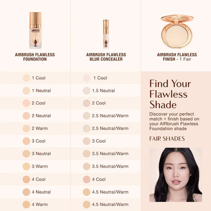 charlotte tilbury airbrush flawless concealer shades