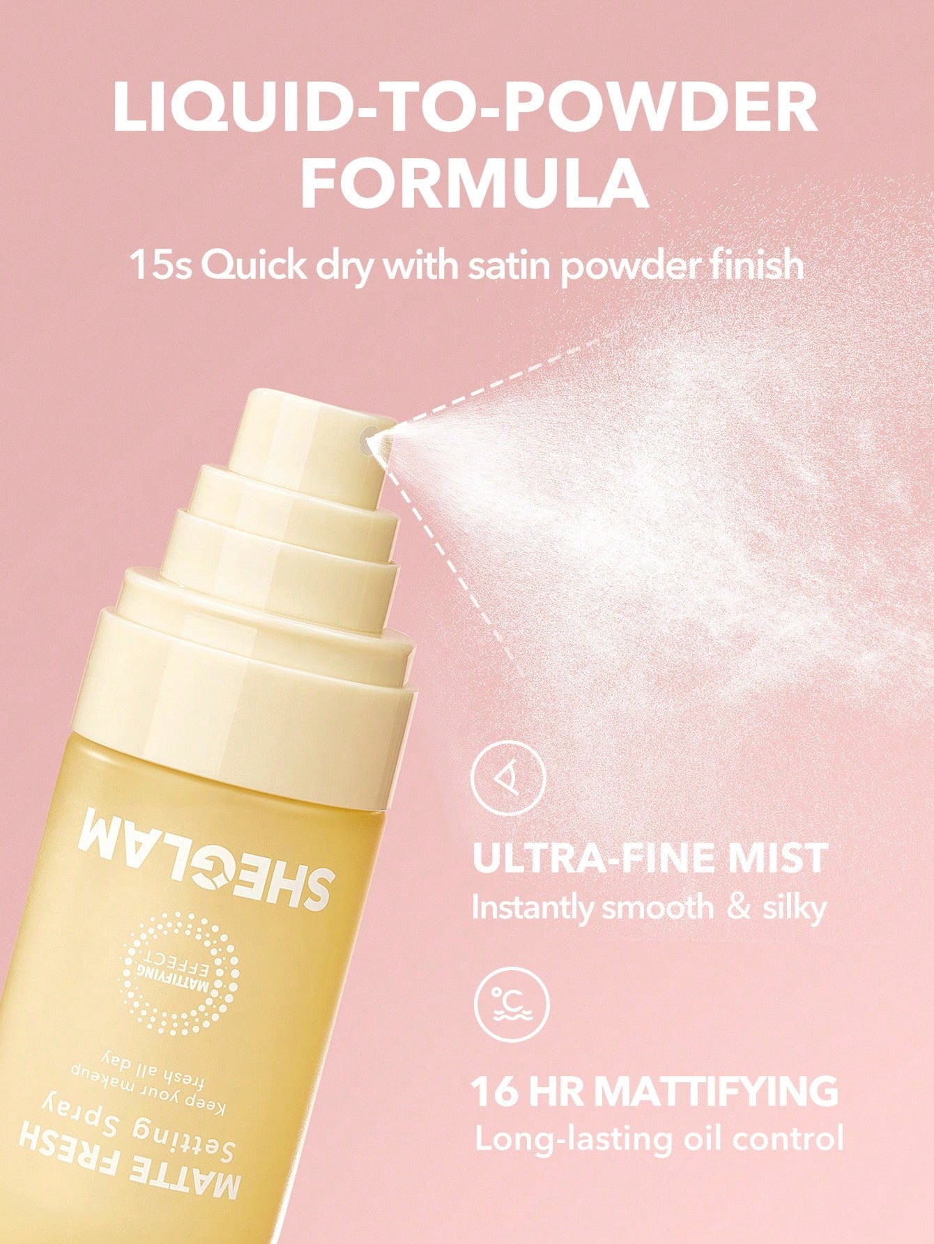 SHEGLAM - Matte Fresh Setting Spray