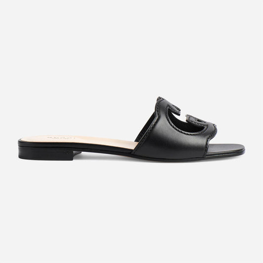 Gucci - Women's slide sandal with Interlocking G