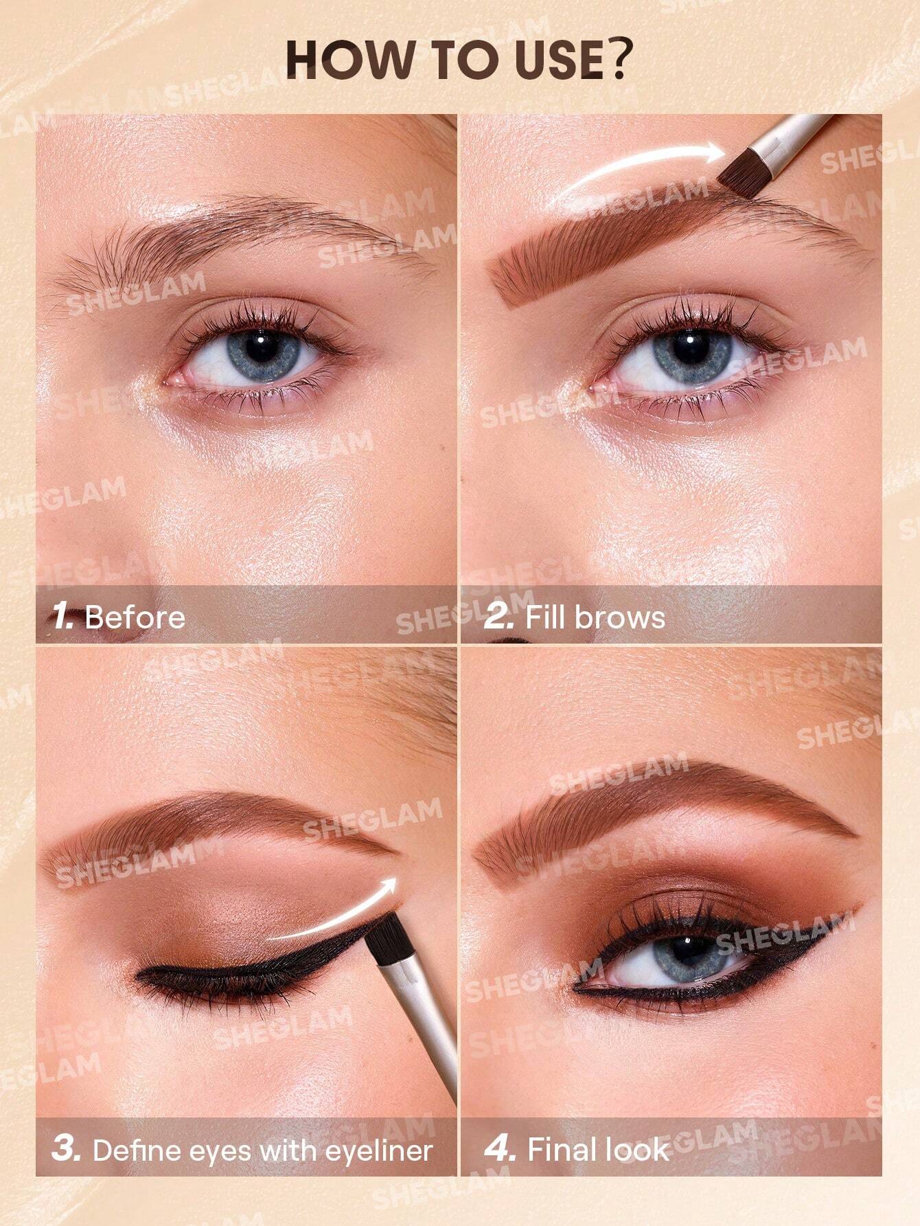 SHEGLAM - Streamline Brow & Eyeliner Gel