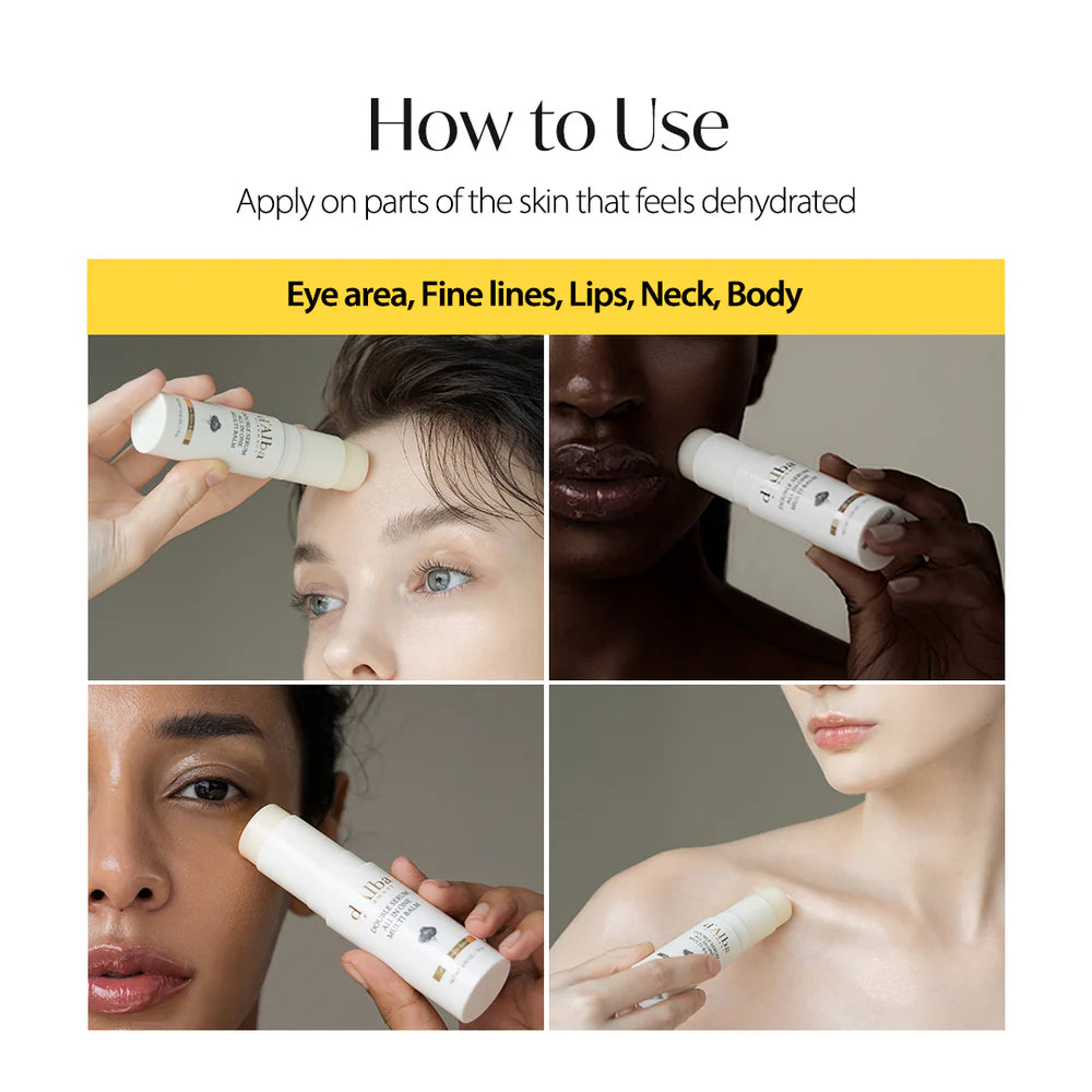 d alba multi balm stick how to use