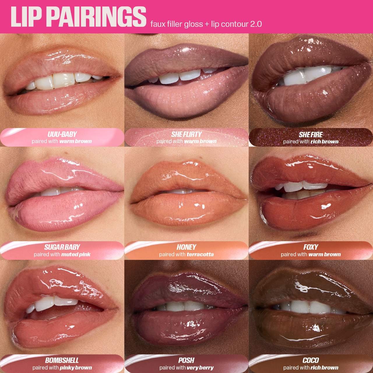 Huda Beauty - Faux Filler Shiny Lip Gloss