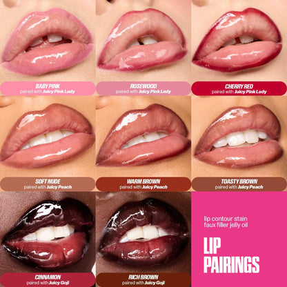 Huda Beauty - Huda Beauty - Faux Filler Ultra-Hydrating Tinted Jelly Lip Oil