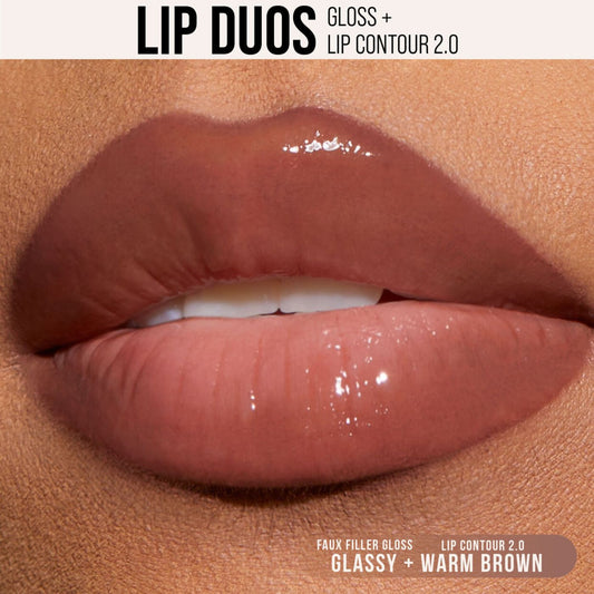 HUDA BEAUTY 90s Brown Lip Duo