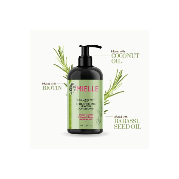 MIELLE  Rosemary Mint Strengthening Leave-In Conditioner
