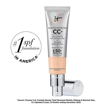 IT Cosmetics - CC+ Cream Full-Coverage Foundation with SPF 50+
