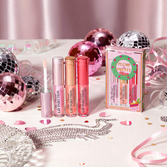 TOO FACED LIMITED EDITION PLUMP AND PRETTY KISSES LIP PLUMPER TRIO