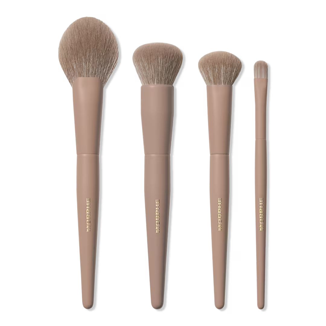 Morphe -  Iced Mocha 4-Piece Face Brush Set