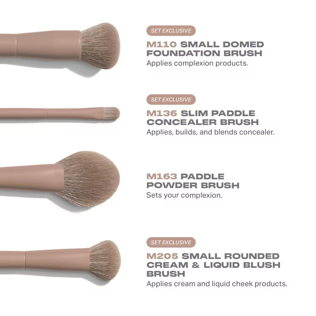 Morphe -  Iced Mocha 4-Piece Face Brush Set