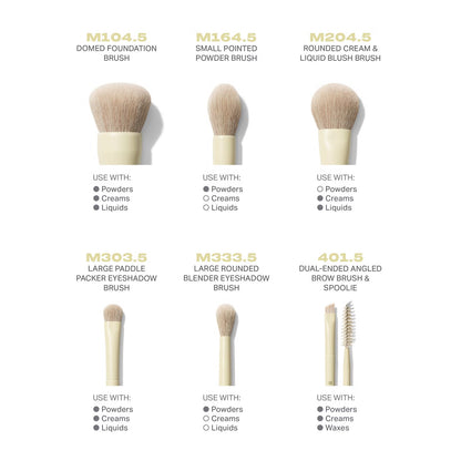 Morphe - Buttery Blends 6 Piece Travel Brush Set