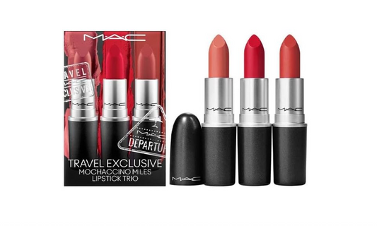 MAC Travel Exclusive Mochacino Miles Lipstick Trio