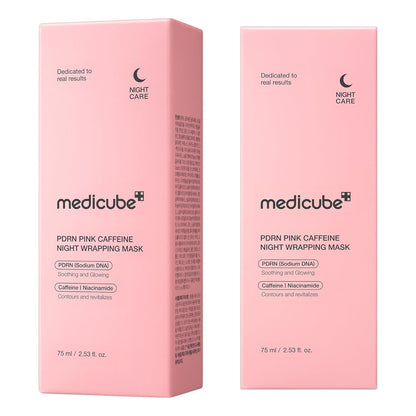 Medicube - PDRN Pink Caffeine Overnight Wrapping Mask