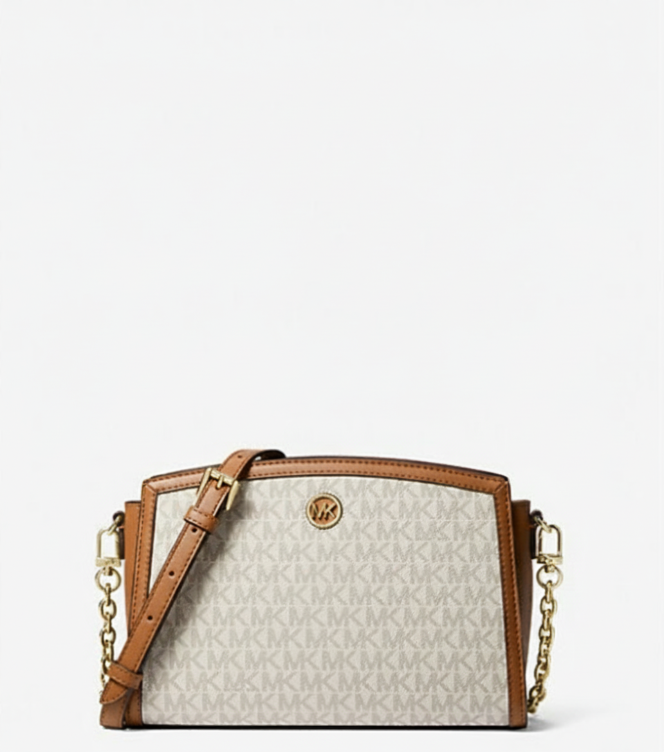 MICHAEL KORS - Chantal Large Signature Logo Messenger Bag