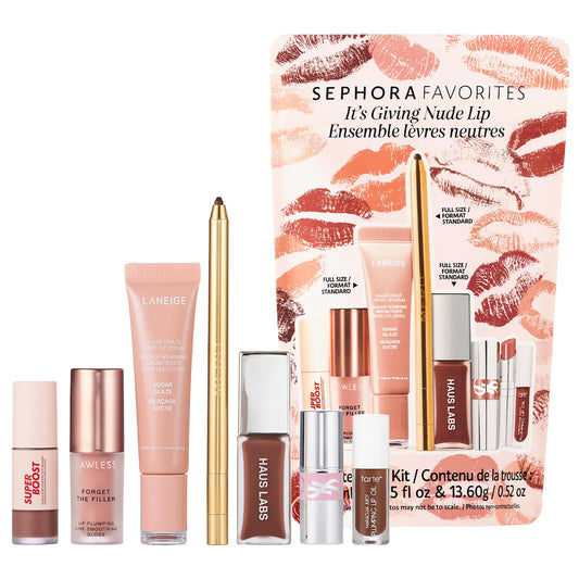 Sephora Favorites - It's Giving Nude Lip Makeup Value Set