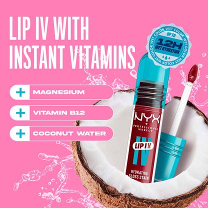 NYX - Lip I.V. Hydrating Lip Gloss Stain