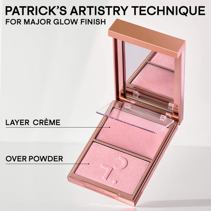 Patrick TA - Major Glow Creme & Powder Light Reflecting Translucent Highlighter Duo