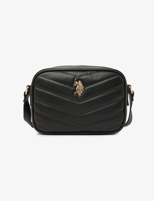 U.S. Polo Assn - Quilted V Crossbody Bag