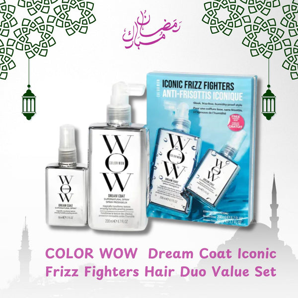 Ramadan Special: COLOR WOW Dream Coat Iconic Frizz Fighters Hair Duo Value Set