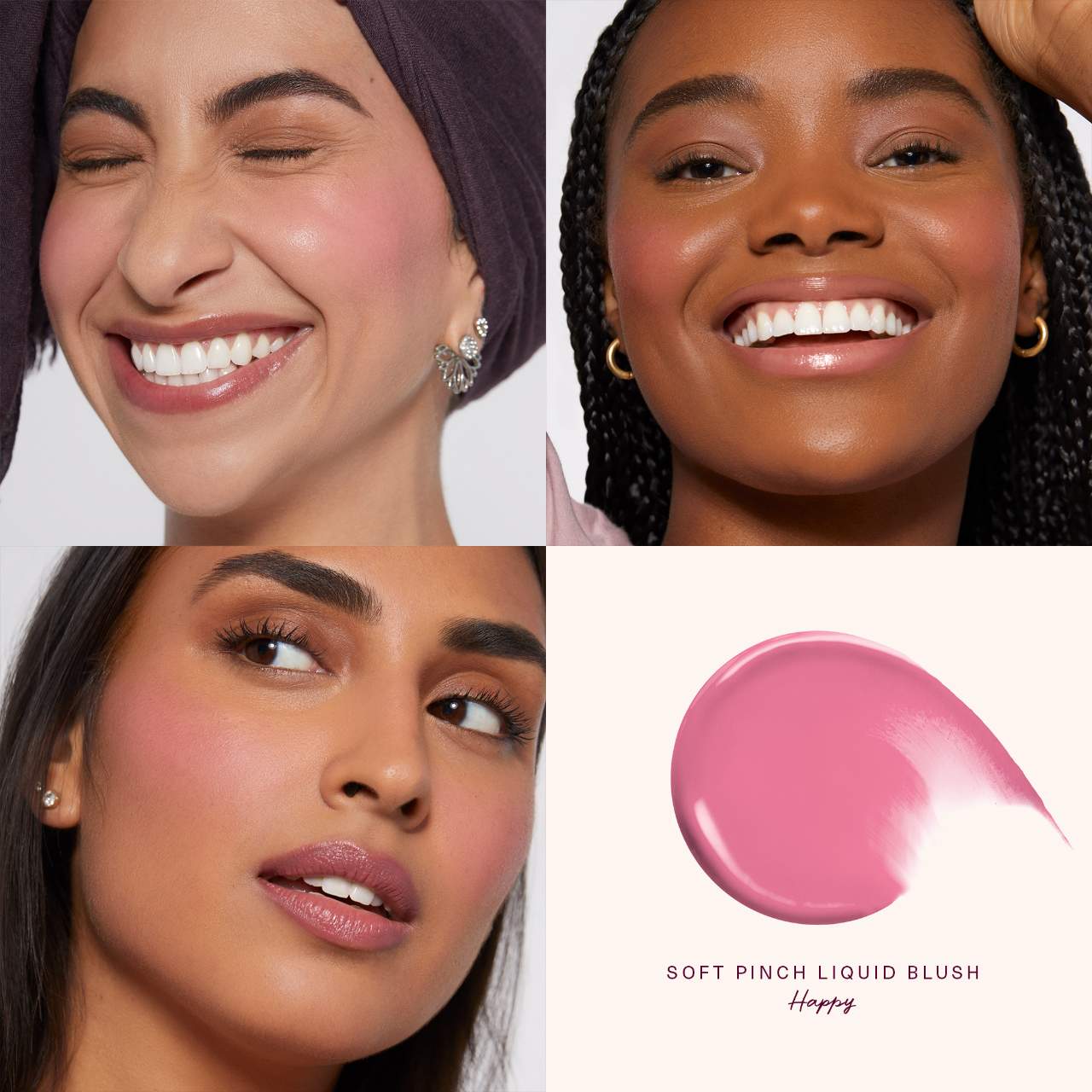 rare beauty soft pinch dewy liquid blush happy 7.5 ml