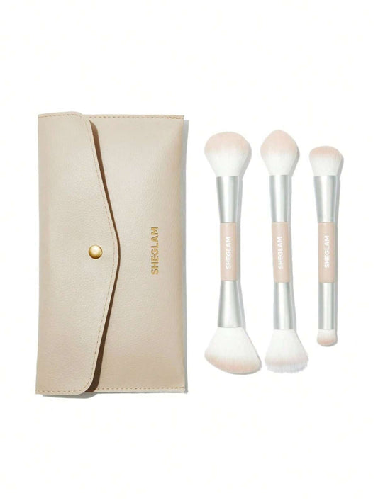 SHEGLAM - 101 Face Essentials Brush Set With Bag