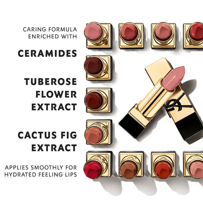 YSL - Yves Saint Laurent  Rouge Pur Couture Caring Satin Lipstick with Ceramides